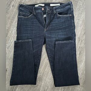 Pilcro Anthropology Dark Indigo Skinny Jeans Size 31 NWOT